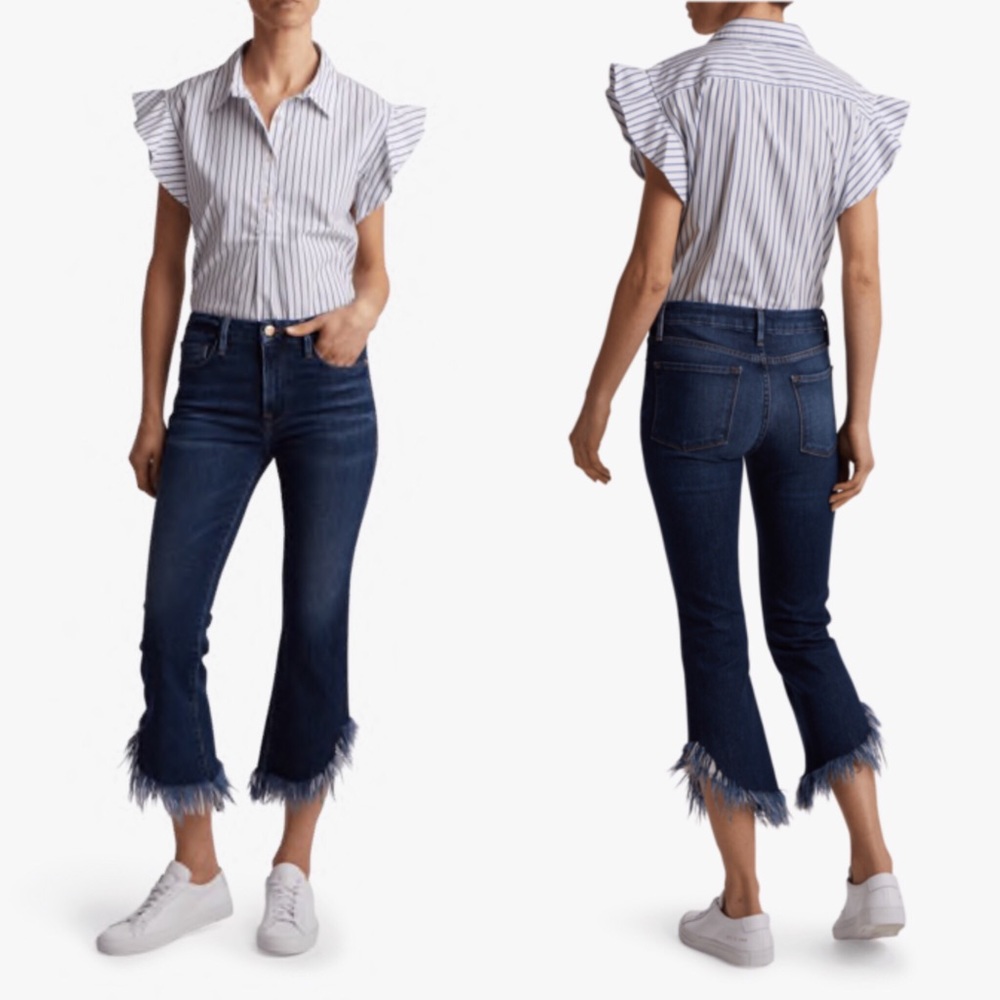 Shredded jeans